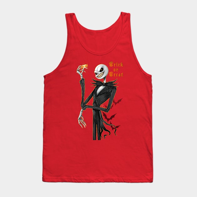 Trick or Treat Jack Tank Top by Monstrous1